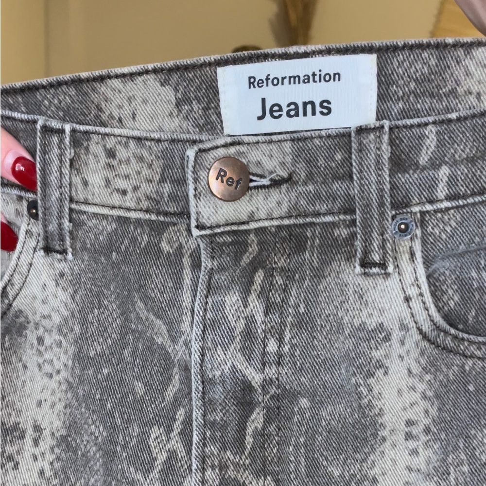 REFORMATION BOOTCUT JEANS